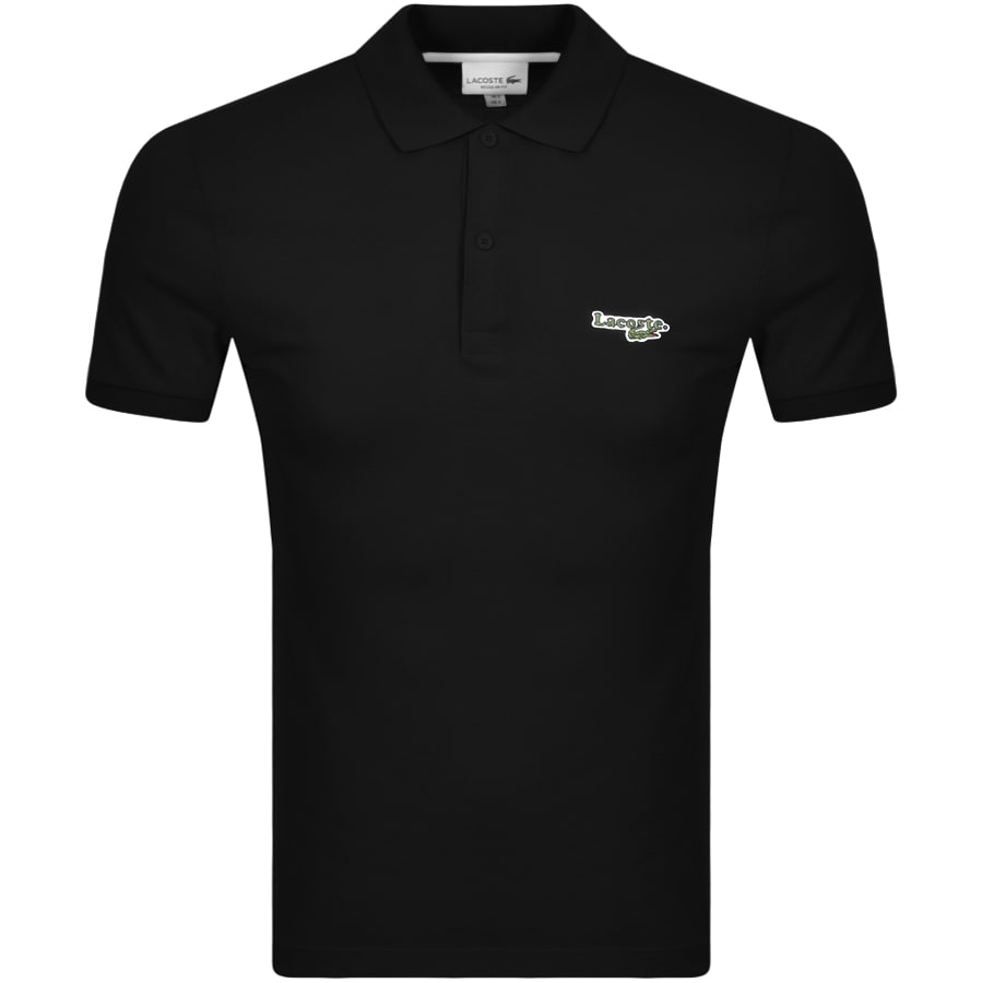Alternative Image for ProductLacoste Short Sleeved Polo T Shirt Black1